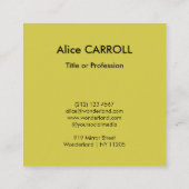 Monet - Sailboat, Le Petit-Gennevilliers - QR-Code Quadratische Visitenkarte (Rückseite)