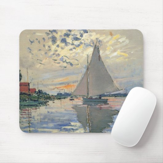 Monet Sailboat Mousepad (Mit Mouse)