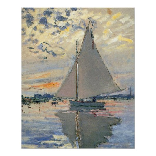 Monet Sailboat Poster (Vorderseite)