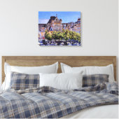 Monet - Saint Germain l'Auxerrois Leinwanddruck (Insitu (Schlafzimmer))