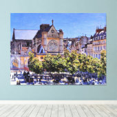 Monet - Saint Germain l'Auxerrois Leinwanddruck (Insitu (Holzboden))