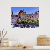 Monet - Saint Germain l'Auxerrois Poster (Küche)