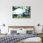 Monet - Saint-Lazare Gare, Normandie Leinwanddruck (Insitu (Schlafzimmer))