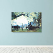 Monet - Saint-Lazare Gare, Normandie Leinwanddruck (Insitu (Holzboden))