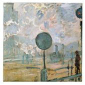 Monet - Saint-Lazare Station, Außenbereich Fliese (Vorderseite)