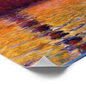 Monet San Giorgio Kunstvoll wandern im Val Piora Poster (Ecke)