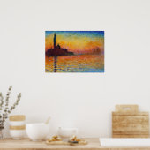 Monet - San Giorgio Maggiore Poster (Küche)