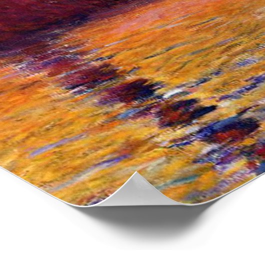 Monet San Giorgio Poster (Ecke)