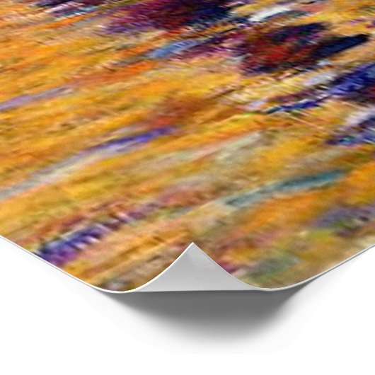 Monet San Giorgio Poster (Ecke)