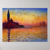 Monet San Giorgio Poster (Vorne)