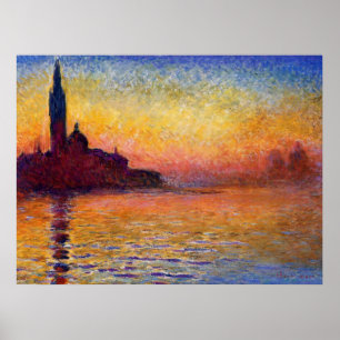 Monet San Giorgio Poster