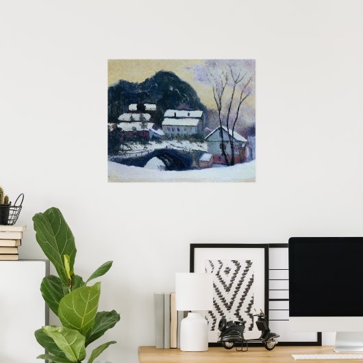 Monet - Sandviken, Norwegen Poster (Heimbüro)