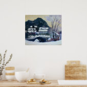 Monet - Sandviken, Norwegen Poster (Küche)