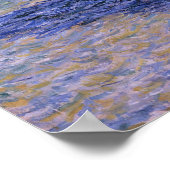 Monet - Schatten auf dem Meer Die Klippen von Pour Poster (Ecke)
