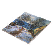 Monet - Schneeeffekt in Limetz, Fliese (Seite)