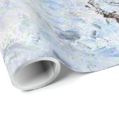 Monet - Schneeszene in Argenteuil Geschenkpapier (Rolleneckpunkt)