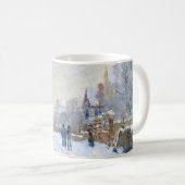 Monet - Schneeszene in Argenteuil Kaffeetasse (VorderseiteRechts)