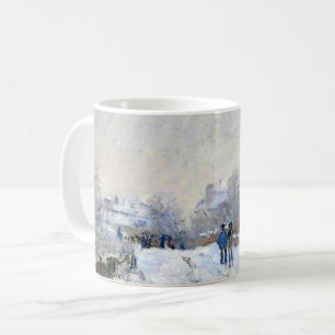 Monet - Schneeszene in Argenteuil Kaffeetasse