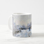 Monet - Schneeszene in Argenteuil Kaffeetasse (Vorderseite Links)