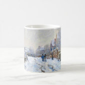 Monet - Schneeszene in Argenteuil Kaffeetasse (Mittel)