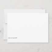 Monet - Schneeszene in Argenteuil Karte (Rückseite)