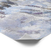 Monet Schneeszene in Argenteuil Poster (Ecke)