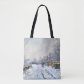 Monet - Schneeszene in Argenteuil Tasche (Vorderseite)
