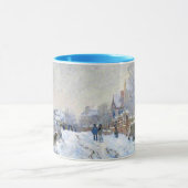 Monet - Schneeszene in Argenteuil Tasse (Zentrum)