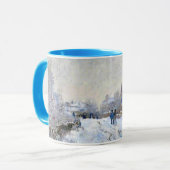Monet - Schneeszene in Argenteuil Tasse (Vorderseite Links)