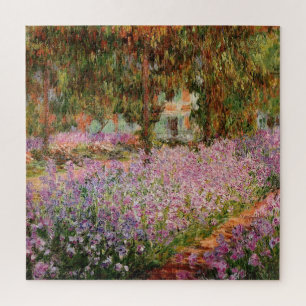 Monet - Schwertlilien in Monets Garten Puzzle