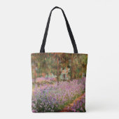 Monet - Schwertlilien in Monets Garten Tasche (Rückseite)