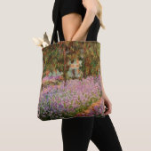 Monet - Schwertlilien in Monets Garten Tasche (Von Nahem)