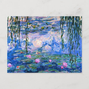 Monet - Seerosen, 1919 Kunstwerk Postkarte