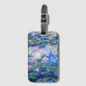 Monet - Seerosen, 1919, rosa, Gepäckanhänger (Vorderseite Vertikal)