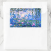 Monet Seerosen Aufkleber (Tasche)