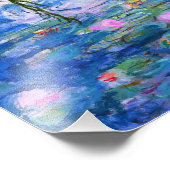 Monet Seerosen Druck (Ecke)