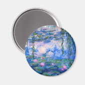 Monet Seerosen Magnet (Vorderseite/Rückseite)