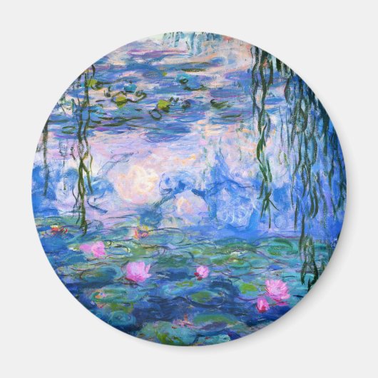 Monet Seerosen Magnet (Vorne)