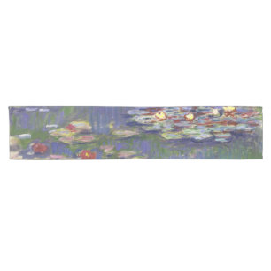 Monet Seerosen Meisterwerk Malerei Kurzer Tischläufer