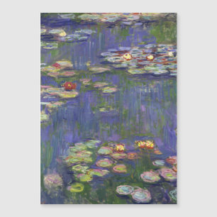 Monet Seerosen Meisterwerk Malerei Magnetkarte