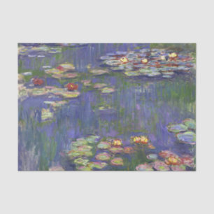 Monet Seerosen Meisterwerk Malerei Seidenpapier
