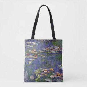 Monet Seerosen Meisterwerk Malerei Tasche