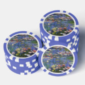Monet - Seerosen / Nympheas Pokerchips (Stapel)