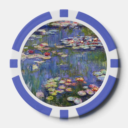 Monet - Seerosen / Nympheas Pokerchips (Vorderseite)