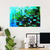 Monet Seerosen Poster (Heimbüro)