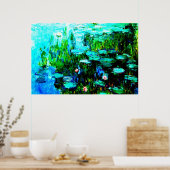 Monet Seerosen Poster (Küche)