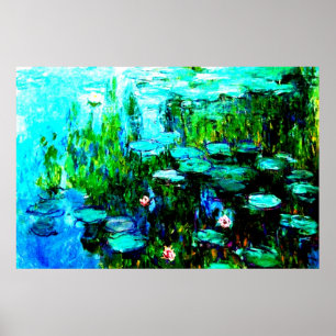 Monet Seerosen Poster