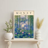 Monet Seerosen Poster | Impressionistischer Garten