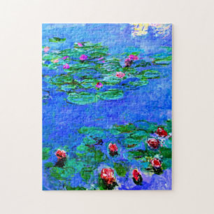 Monet - Seerosen (rot) Puzzle