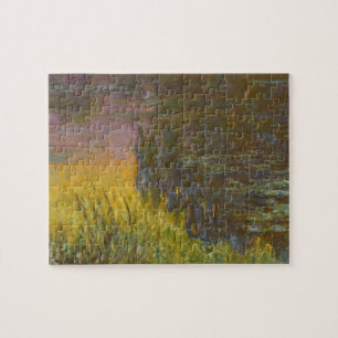 Monet Seerosen Sonnenuntergang Fine Art Puzzle